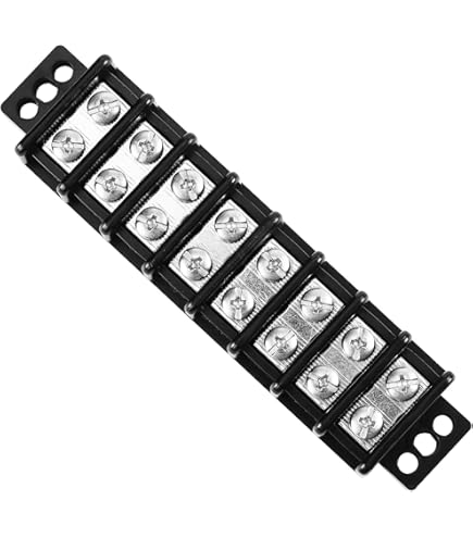 MECCANIXITY 15 Position Terminal Blocks Double Row, 23.5mmx128mm